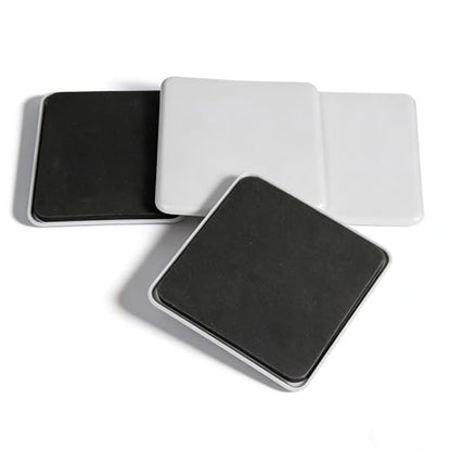 4 Pcs Furniture Sliders for Carpet, Square Carpet Furnitures Moving Pads, Heavy-Duty Furnitures Movers, Reusable Large Furniture Sliders, Floor Protectors for Carpets, Movers Easily and Safe (5 Inch)
