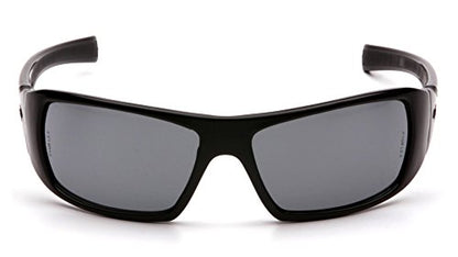 Pyramex Goliath Safety Eyewear Black Frame Clear Anti Fog Lens - color: Black Frame/Gray Anti-fog Lens