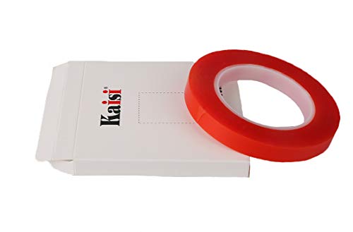 Kaisiking 15mm x 25M Wide Clear Double Sided Tape Two Sided Adhesive Tape Transparent Weatherproof Yards Outdoor Ultra Strength Industrial Mounting Tape - size: 1pcs (15mm)