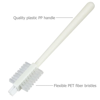 EIKS 10 Pack Juicer Cleaning Brushes for Cleaning Bottle Glassware Edge Corner Bottom, Also Suitable for Tile Lines Window Track Sink