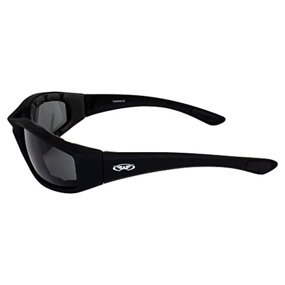 Global Vision Eyewear Kickback Sunglasses with EVA Foam - color: Smoke Lens