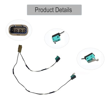 1042845-00-A Door Handle Repair Kit Upgraded Fit for Tesla Model S 2012-2017 with Micro Switch Harness Handle Paddle Door Panel Clips Replaces OEM 1042845-00-B 1016009-00-C