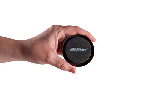 Super Sliders 2 1/2" Round Reusable Furniture Sliders- Easily Move Small to Medium Sized Items Across Carpet 8 Pack Gray