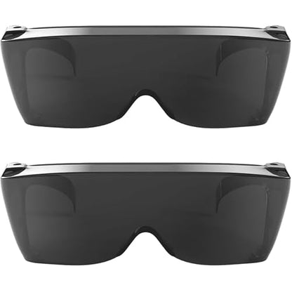 Cover-Ups Black Fit Over Sunglasses - Wrap Around Sunglasses - People Who Wear Prescription Glasses in the Sun - color: 2 - Black