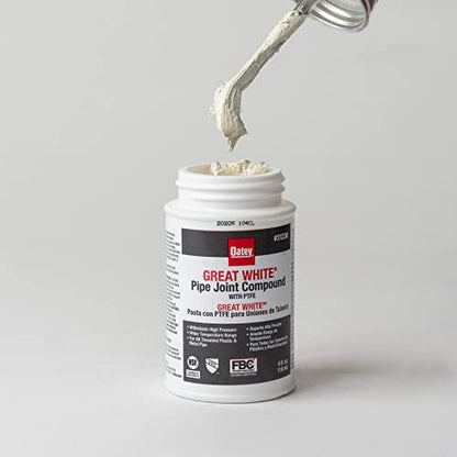 Oatey Pipe Joint Compound 4 Oz White (Pack of 2) - size: 4 oz (Pack of 2)