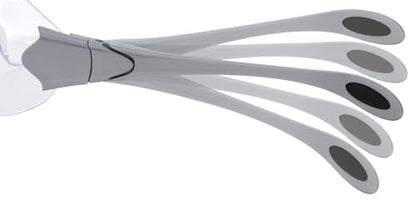 MCR OG112AF Crews Law OTG Over The Glass Safety Glasses Grey Lens Anti-Fog 1 Pair - color: Gray