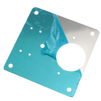 Stainless Steel Cabinet Door Hinge Repair Plate 5 Holes with Screws for Fixing Kitchen Cabinets Wardrobes Dressing Tables Wooden Tables and Chairs Beds and Shelves - style: 5 Holes