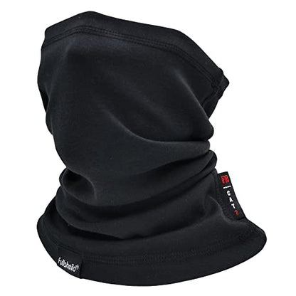 Fullsheild FR Flame Resistant Face Mask Full Cover Neck Gaiter Snood for Welding Hunting Army Military Working - color: Black