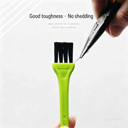 Cleaning Brush for Keyboard & Electronics, Nylon Detail Cleaning Brush for Coffee Machine, PC Keyboard Dust Brush, Small Gap Cleaning Tool for Computer, Appliances, Window Tracks and Home Cleaning