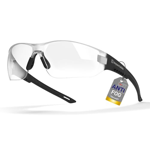 New Slim Fit Safety Pickleball Glasses, ANSI Z87.1 Scratch Resistant Antifog Lenses for Men and Women, Sport Googles for Racquetball, Squash Ball (Black/Black) - color: Black/Grey, size: Slim Fit