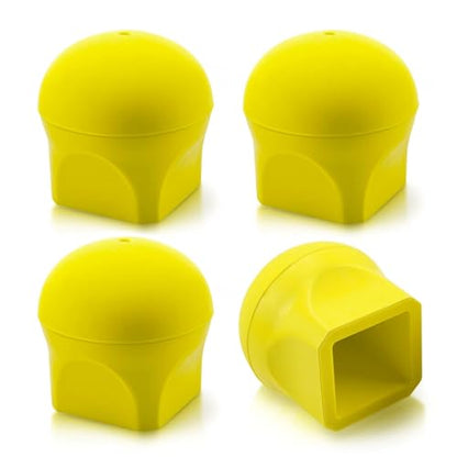 Ladder Stabilizer Bumpers Fit for Werner Extension Ladder Stabilizer Pads, Ladder Standoff Rubber End Caps Replacement Non-Slip Ladder Stabilizer Rubber Feet - Improving Stability and Safety - 4 Pack