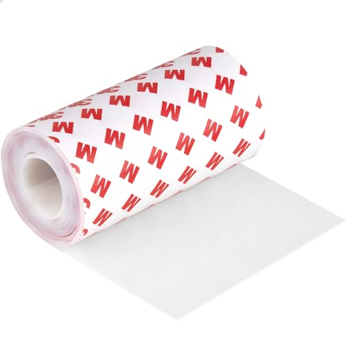 Non Slip Furniture Pads for Hardwood Floors, Cuttable Self Adhesive Anti Slip Furniture Pads Silicone Rubber Feet for Furniture Electronics Home Appliances, 4 x 40 Inches (Translucent)