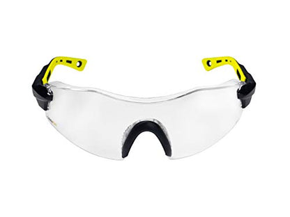 Anti-Fog Safety Glasses (Clear Lens) SPG801CL-AF, ANSI Z87.1, Scratch Resistant, Wrap Around Lens, Adjustable Temple & Hinges, UV Protection, Case & Strap Included