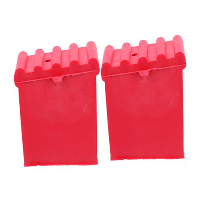 DOITOOL 2pcs Ladder Non-Slip Rubber Feet Covers Anti-Slip Ladder Pads for Safety and Stability Sturdy Foot Protectors for Home and Construction