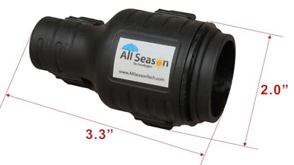 50FT All Season Outdoor Weatherproof Extension Cord for Home, Construction Sites, Industrial, Commercial, Holidays and More (AST16-50BL)