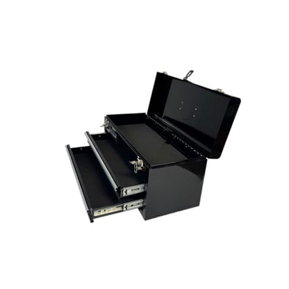 Homak 2 Drawer Ball Bearing Toolbox Chest, Black, 20 Inches - color: Black, size: 2-Drawer