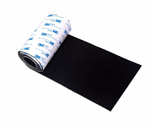 Mariyandh Felt Furniture Pads,40 x 5 Inch Felt Pads for Furniture Non Slip Self Adhesive Cuttable Felt Tape,Black Heavy Duty Felt Strip Roll for Protecting Hardwood Floors Chair Wall Protector - size: 5"x 40"Black