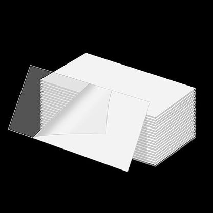 LUEXBOX Double-Sided Mounting Tape Heavy Duty, Nano Tape for Shower, Mounting Squares Clear Sticky Pad for Walls, Adhesive Tape Multipurpose (20 Pack)