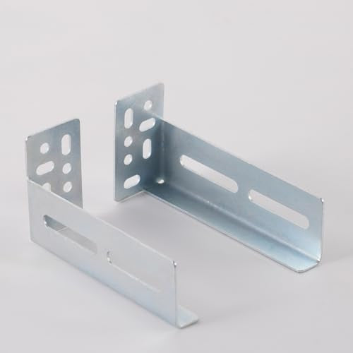 Face Frame Rear Mounting Brackets 5 Pairs for Drawer Slide Cabinet Drawer Guides Slides Rails Bracket for Face Frame Install, with Screws
