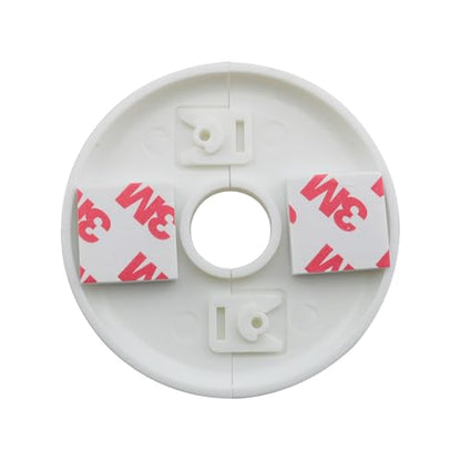 3PCS 17mm Self Adhesive Split Wall Flange Plastic ABS Round Hole Pipe TV Cable Pipe Decorative Cover Plate Kitchen Bathroom Concealment Ring White