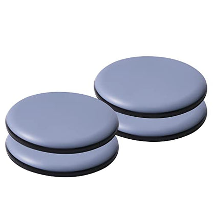 Furniture Sliders for Carpet & Hardwood Floors - Self-Stick Teflon Glides - Blue - 4 Pack - Round Shape - Polytetrafluoroethylene (PTFE) Material - size: round65mm