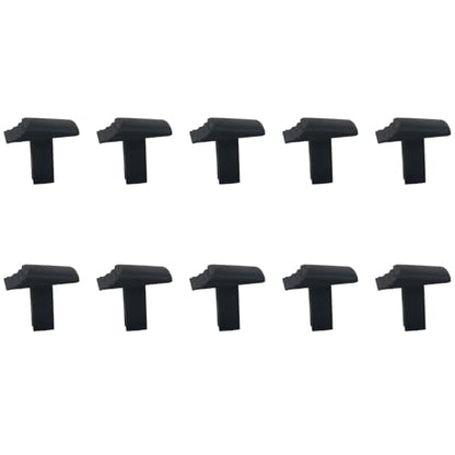 10 PCS Telescopic Ladder Switch Button Plastic Universal Lift Telescopic Ladder Lock Black Ladder Switch Replacement Accessories for Most Telescopic Ladder