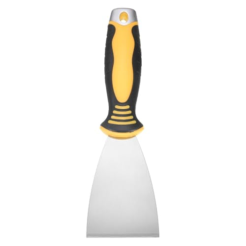 uxcell Putty Knife 2.5" High Carbon Steel Paint Scraper Flexible Drywall Repair Mud Knife for Removing Cement Wallpaper Mud Adhesive Taping with Metal Hammer End - size: 2.5"