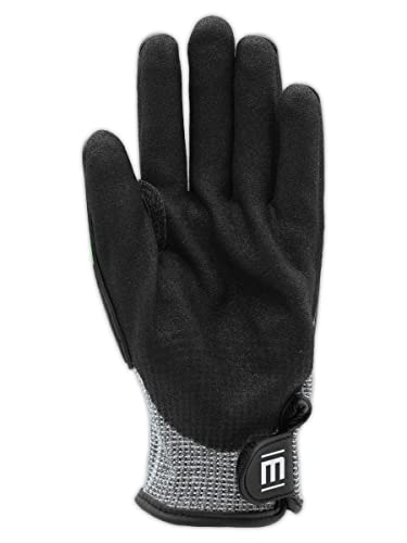 MAGID T-REX Flex Series ANSI Cut Level A9 Knit Impact Glove, 1 Pair, NitriX Palm, Size 7/S, Black & Green, TRX795 - size: 7/S, style: 1 Pair