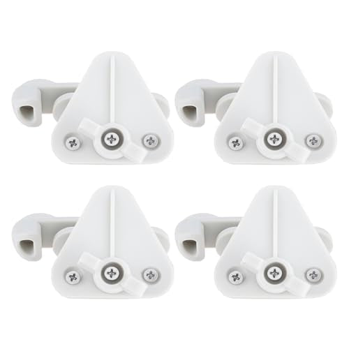 Pontoon Boat Door Latch Replacement Kit, Universal Pontoon Boat Gate Latches Replacement for Square Frames 1-1.25 Inch, Fits Left- or Right-Hinge Gate, Includes Hardware