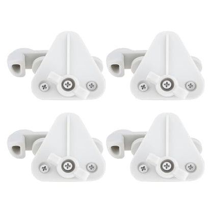Pontoon Boat Door Latch Replacement Kit, Universal Pontoon Boat Gate Latches Replacement for Square Frames 1-1.25 Inch, Fits Left- or Right-Hinge Gate, Includes Hardware