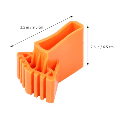 4pcs Ladder Foot Mats Non-Slip Rubber Covers Anti-Skid Ladder Feet Pads for Stability and Protection Heavy-Duty Set for Indoor and Outdoor Use