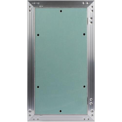8" x 16" Waterproof Drywall Access Panel, Tileable and Paintable Ceiling and Wall Access Panel for Drywall, Wire Cover for Wall Covering Panels, Push to Open, Flush-Mount Wall Hole Cover - size: 8" X 16"