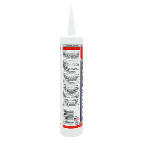 Red Devil 078050 Silicone Ultra 100% RTV Silicone Sealant, 10.1 oz., Gray, 1 Pack - color: Gray, size: 1 - Pack, style: 10.1 oz.