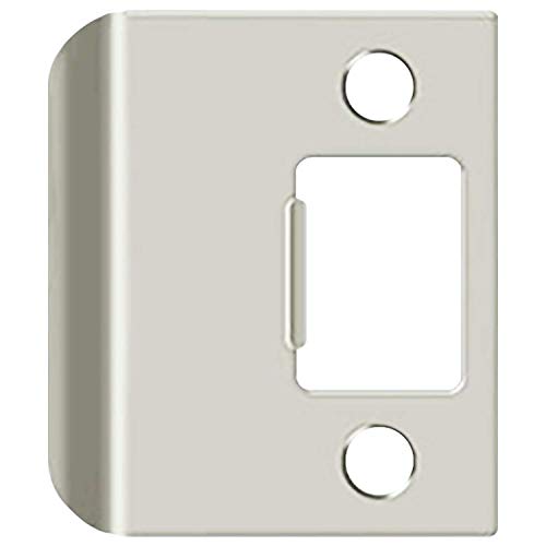 "Nuk3y SP2 Extended Lip Strike Plate (2"" x 2-1/4"", Satin Nickel)" - color: Satin Nickel, size: "2"" x 2-1/4"""
