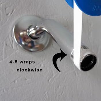 Thread Seal Tape 60" Thread Roll Bulk | White | Pipe Repair Sealing and Plumbing Installation Wrap (250)