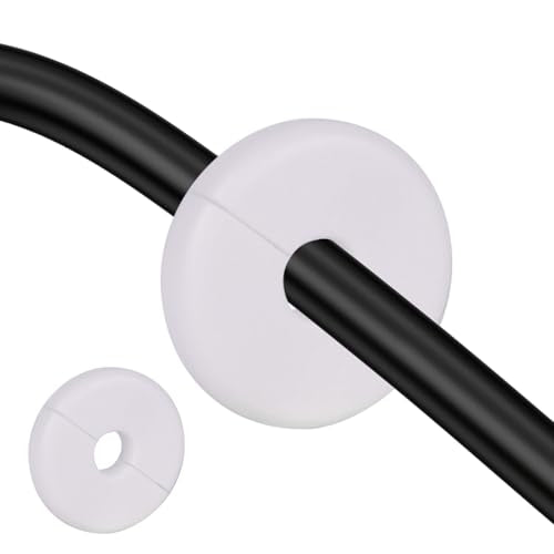 2Pcs Wall Grommets for Cables,Wall Cable Pass Through, Cable Routing kit Accessories for ethernet Cable Wall Bushing Feed Through