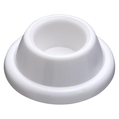National Hardware N215-897 Wall Door Stop in White, 2 - color: White