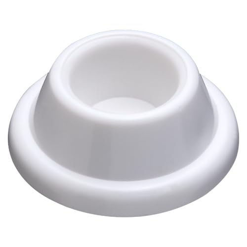 National Hardware N215-897 Wall Door Stop in White, 2 - color: White