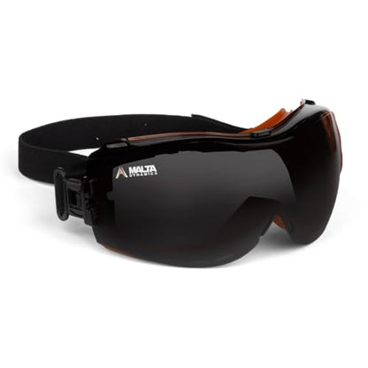 Malta Dynamics APEX Safety Goggles - ANSI Z87 Fog Resistant Safety Goggles for Construction, Anti Scratch Protective Eyewear - color: Tinted, size: 1 Pack
