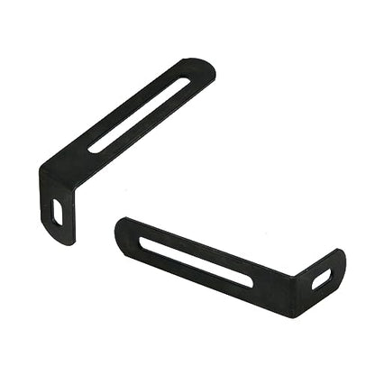 KUMGROT 10pcs L Bracket Corner Brace Stainless Steel Adjustable Corner Brackets 90 Degree Right Angle Bracket Shelf Bracket for Wood Furniture Chair Drawer, 76 x 30 x 15mm/2.99 x 1.18 x 0.59in Black - size: 76mm, style: L-shaped Brackets