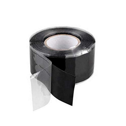 2.5cm x Rubber Sealant Tape, Super Strong Adhesive for Leak Repair, with Self Welding for Pool Spa Hose Pipe Sink (A)