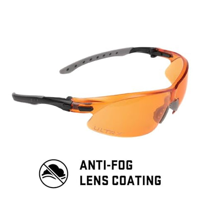ULTRX Unisex Safety Glasses - color: Amber