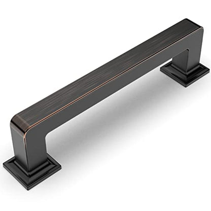 Amerdeco 10 Pack Oil Rubbed Bronze Cabinet Pulls 3 Inch(76MM) Hole Centers Kitchen Cabinet Hardware Cupboard Handles Drawer Pulls ZH0019 - color: Oil Rubbed Bronze, size: 3"/76mm Hole Center
