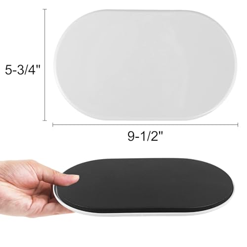 4Pack XL Large Furniture Sliders for Carpet,Furniture Movers Sliders,9-1/2" x 5-3/4" Oval Heavy Duty Furniture Moving Pads for Carpet - size: 4 pcs 9-1/2" x 5-3/4" XL Oval