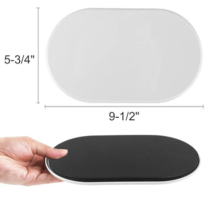 4Pack XL Large Furniture Sliders for Carpet,Furniture Movers Sliders,9-1/2" x 5-3/4" Oval Heavy Duty Furniture Moving Pads for Carpet - size: 4 pcs 9-1/2" x 5-3/4" XL Oval