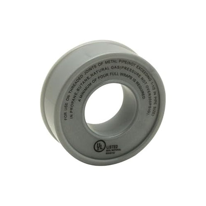 Thrifco 4400944 944-T 1/2 Inch x 260 Inch Gray Thread Sealing PTFE Stainless Steel Tape