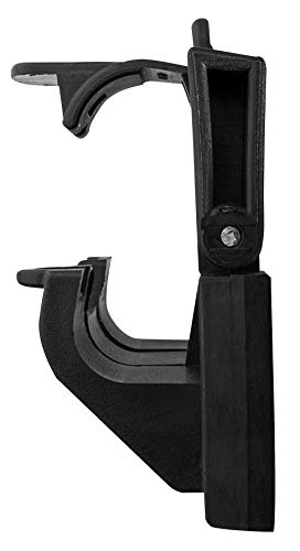 Masterplug Cord Reel Wall Hanging Bracket, Secure Lockable Storage Mount - Black