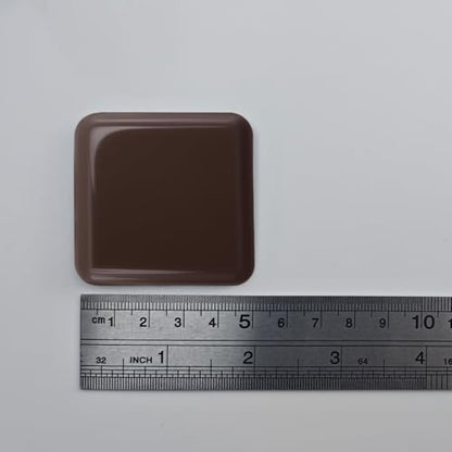 8 PCS Self-Stick Furniture Sliders Brown Square Self-Adhesive Carpet Sliders Furniture Moving Pads Furniture Mover Glides