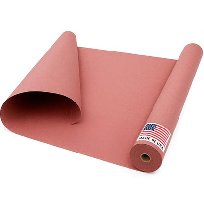 Floor Protection Paper 36" x 1992" (166’) Red Rosin Paper Roll - Made in USA Thick Heavy-Duty 7 mil Masking Paper for Surface Protection from Paint, Dust, Foot Traffic - Paint Floor Covering - style: 498 sq ft (36" x 166' Roll)