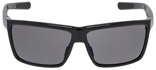 MCR Safety SR212 Swagger SR2 Safety Glasses with Thermo Plastic Rubber Nose Pads and Detachable Side Shields, Black Frame, Gray Lens - color: Black Frame (Gray Lens)